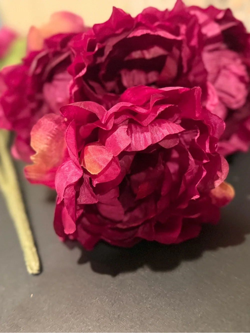 NWT Ashland Purple Peony Artificial Flower Bushes Lot of 2 Faux Floral Decor